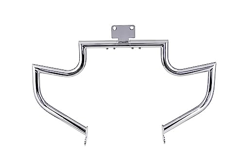 Kinglemc Crash Bar Engine Guard Highway Bar for Yamaha V-Star 400 650 XVS650 Custom (Silver)