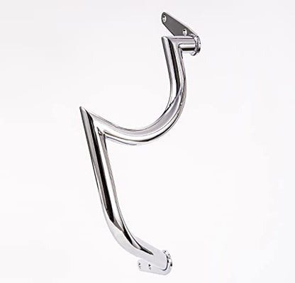 Kinglemc Engine Guard Highway Freeway Crash Bar for Yamaha Vstar Xvs 1100 Classic Custom Silverado (Mustache Silver)