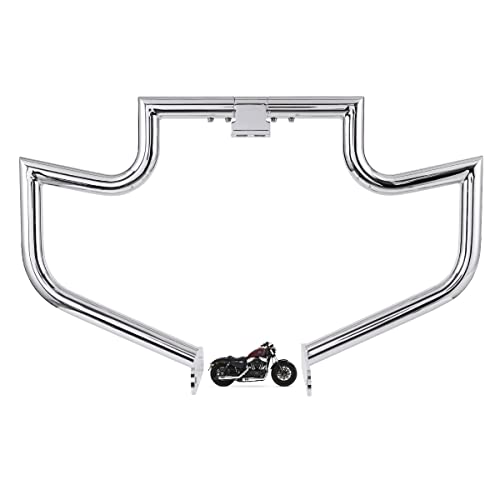 Gamyipp 1.5" Crash Bar Engine Guard Highway Freeway Bar for Harley Sportster XL XLH 883 1100 1200 Custom Deluxe Hugger Sport (Silver)