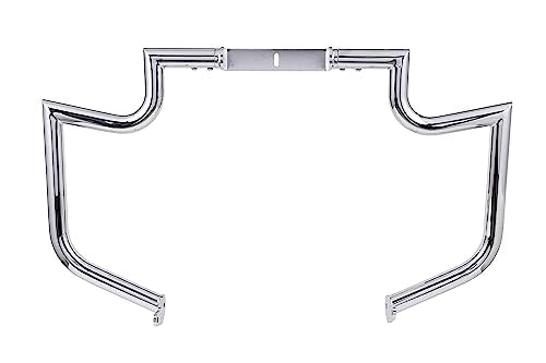 Gamyipp 1.5" Crash Bar Engine Guard Highway Freeway Bar for Honda VT1100 Shadow Spirit Sabre 2000-2007 (Silver)