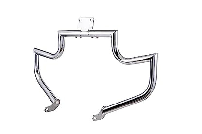 Kinglemc Crash Bar Engine Guard Highway Bar for Yamaha V-Star 400 650 XVS650 Custom (Silver)