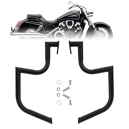 Kinglemc Crash Bar Engine Guard Highway Freeway Bar for VTX 1800 VTX1800N VTX1800R VTX1800S VTX1800 Honda(Black)