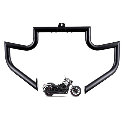 Gamyipp 1.5" Fat Crash Bar Engine Guard Highway Bar for Kawasaki Vulcan 900 VN900 Custom Classic 2006-2023 (Black)