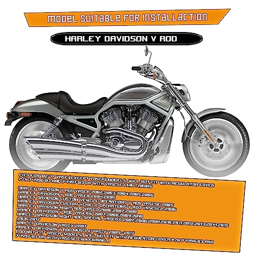 Kinglemc Crash Bar Engine Guard Highway Freeway Bar for Harley V-Rod Vrod Night Rod Muscle VRSC VRSCF VRSCA (Matte Black)