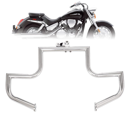 Kinglemc Engine Guard Highway Freeway Crash Bar for Honda VTX 1300 R S C Models 1300R 1300C 1300S (Silver)